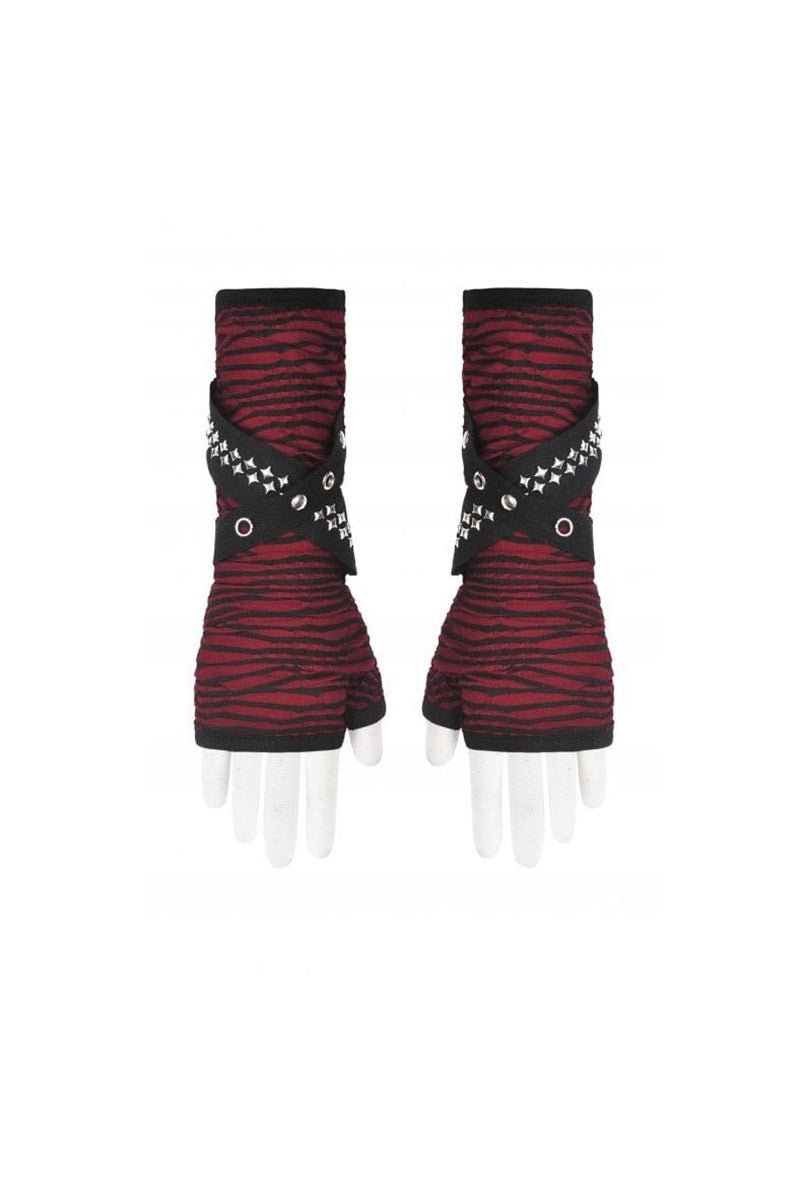 Blood Oath Striped Arm Warmers