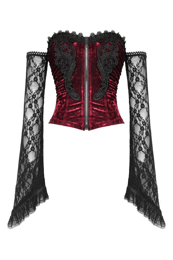 Blood Pact Corset Top - womens tops - VampireFreaks - Dark In Love