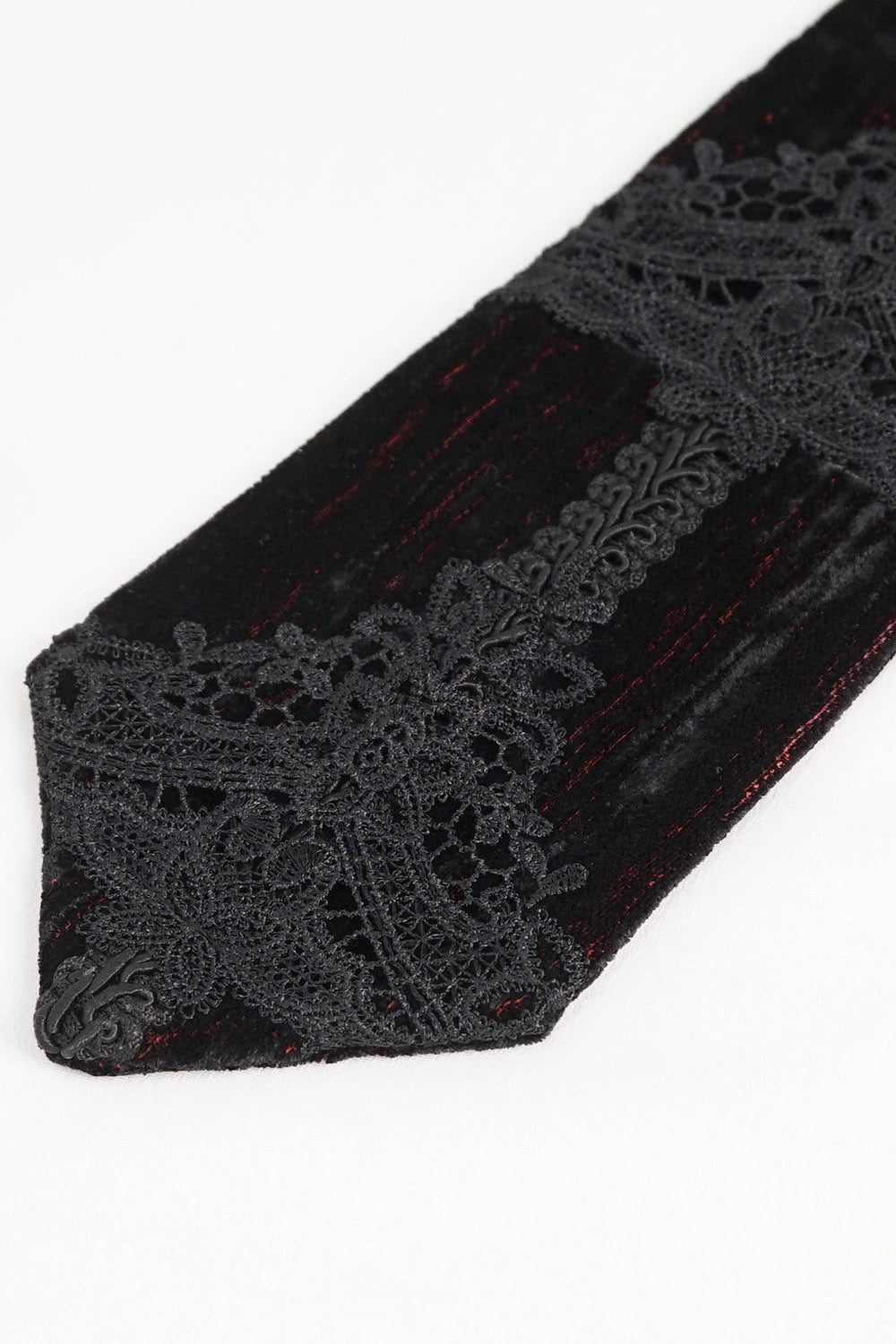 Blood Sacrifice Velvet Necktie - hats & scarves & headwear - VampireFreaks - Devil Fashion