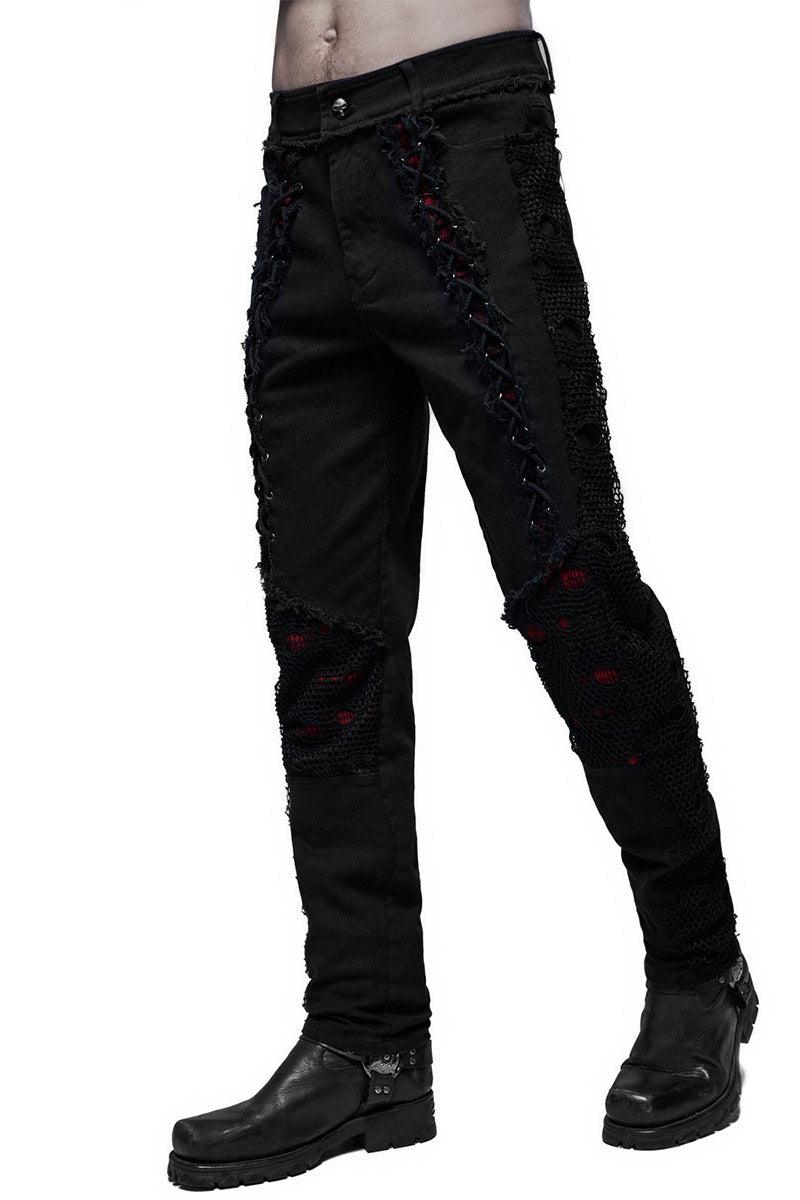 Bloodbath Lace - Up Pants - mens pants - VampireFreaks - Punk Rave