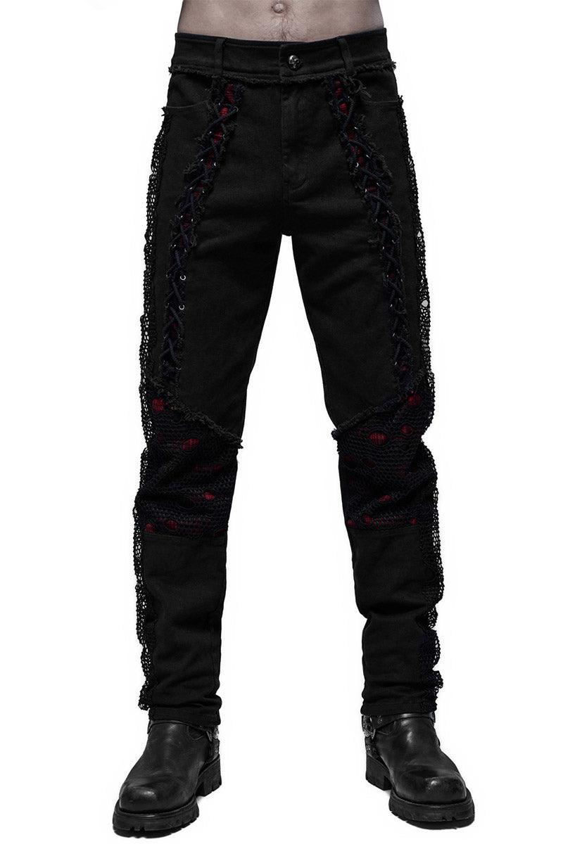 Bloodbath Lace - Up Pants - mens pants - VampireFreaks - Punk Rave