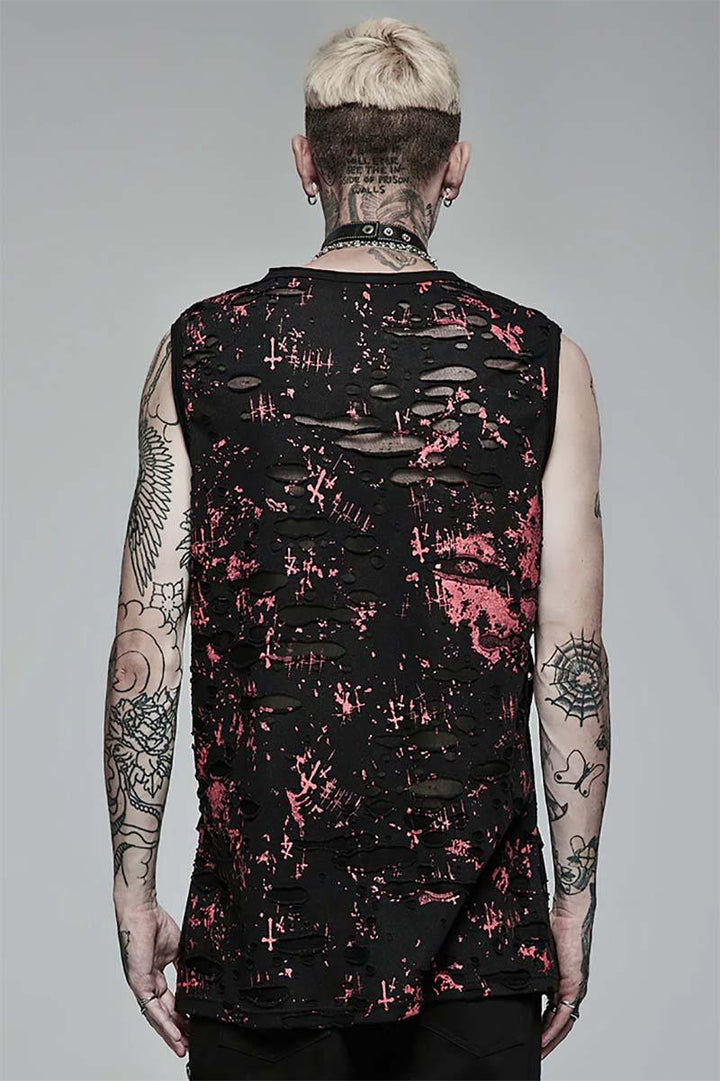 Bloodbath Shredded Tee - mens tops - VampireFreaks - Punk Rave