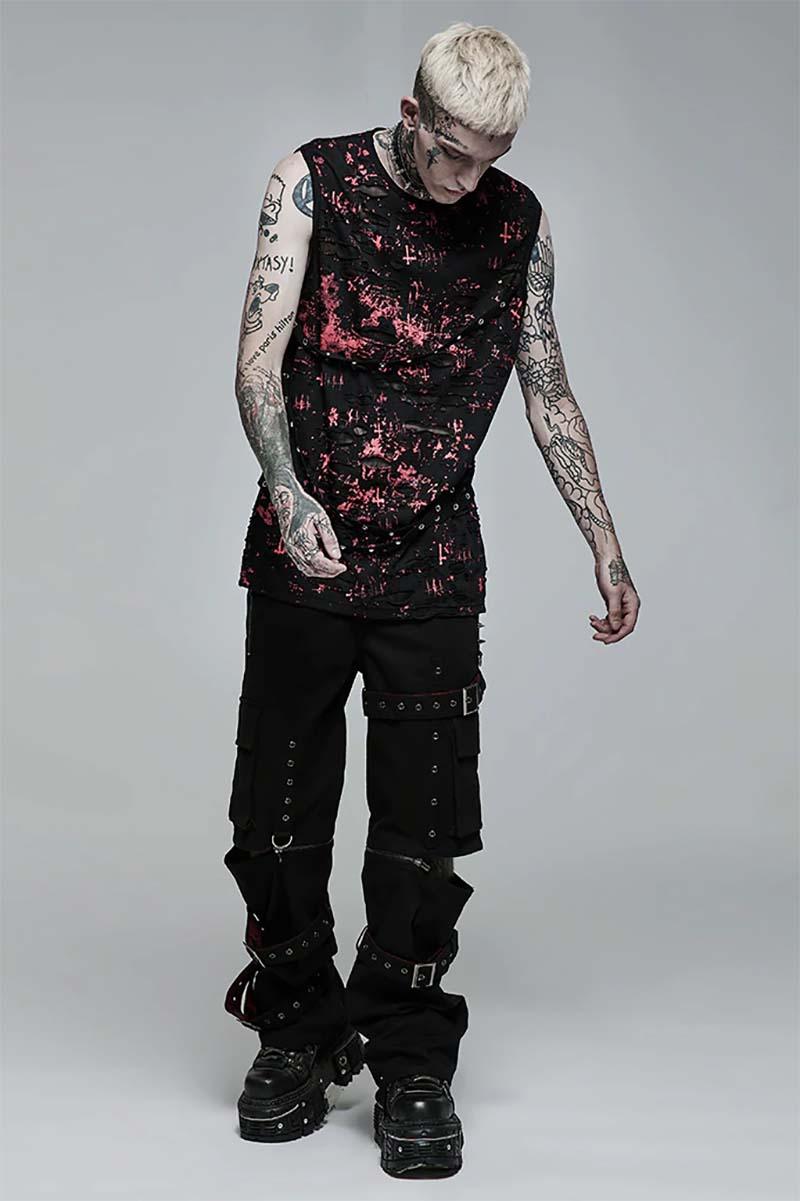 Bloodbath Shredded Tee - mens tops - VampireFreaks - Punk Rave