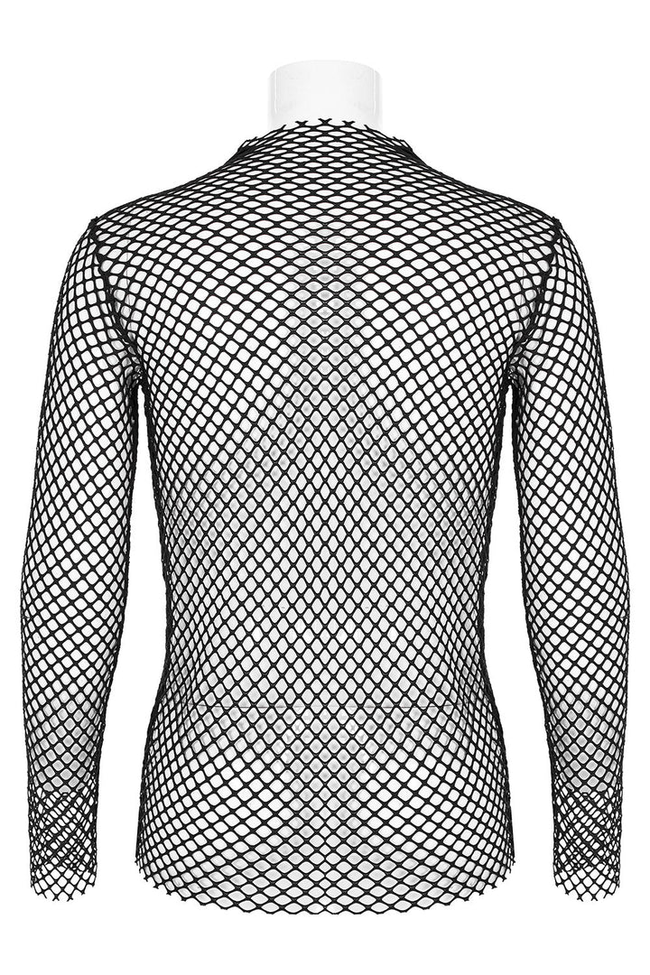 Bloodcurdle Fishnet Top - mens tops - VampireFreaks - Punk Rave