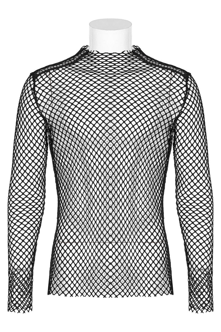 Bloodcurdle Fishnet Top - mens tops - VampireFreaks - Punk Rave