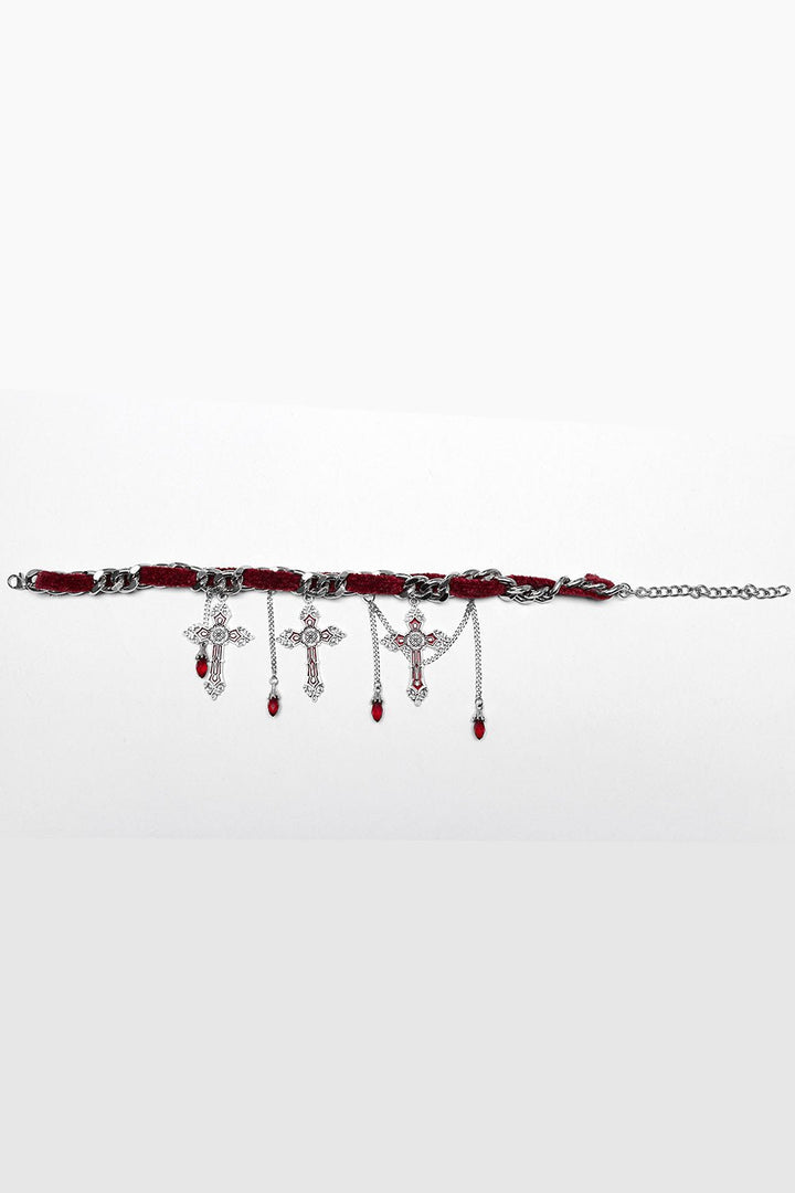 Blooddrop Vampire Goth Necklace [Red] - jewelry - VampireFreaks - Punk Rave