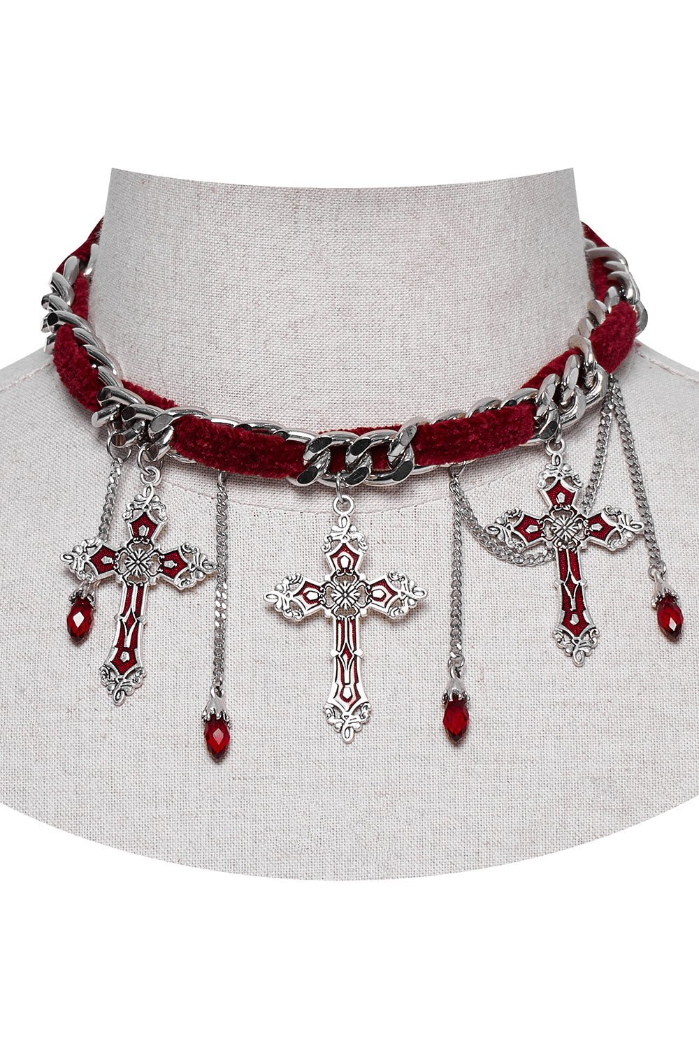 Blooddrop Vampire Goth Necklace [Red] - jewelry - VampireFreaks - Punk Rave