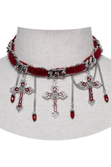 Blooddrop Vampire Goth Necklace [Red] - jewelry - VampireFreaks - Punk Rave