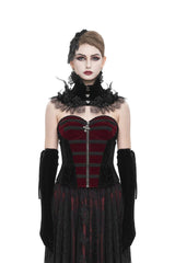 Bloodletting Vampire Goth Corset - womens tops - VampireFreaks - Devil Fashion