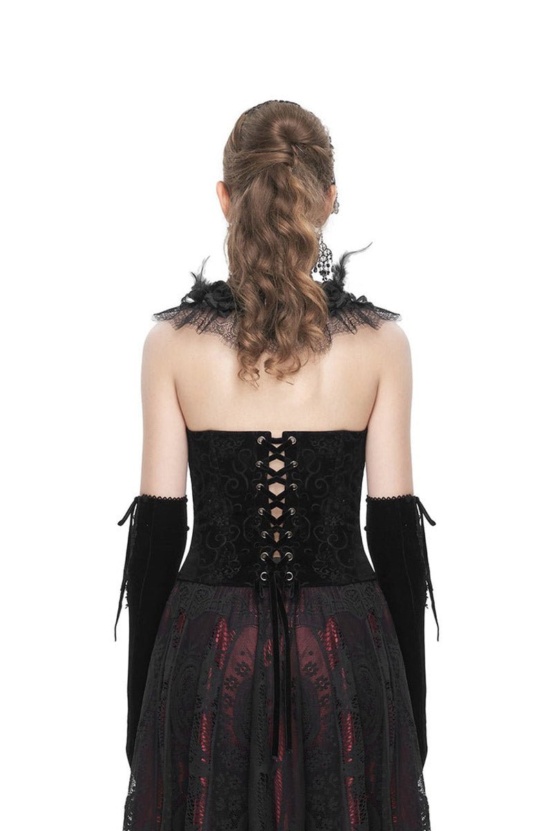 Bloodletting Vampire Goth Corset - womens tops - VampireFreaks - Devil Fashion