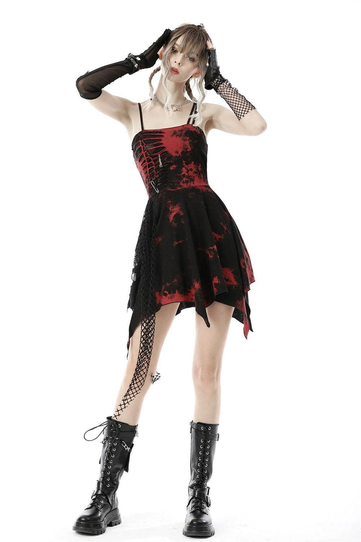 Bloody Boo Tie Dye Dress - dresses - VampireFreaks - Dark In Love