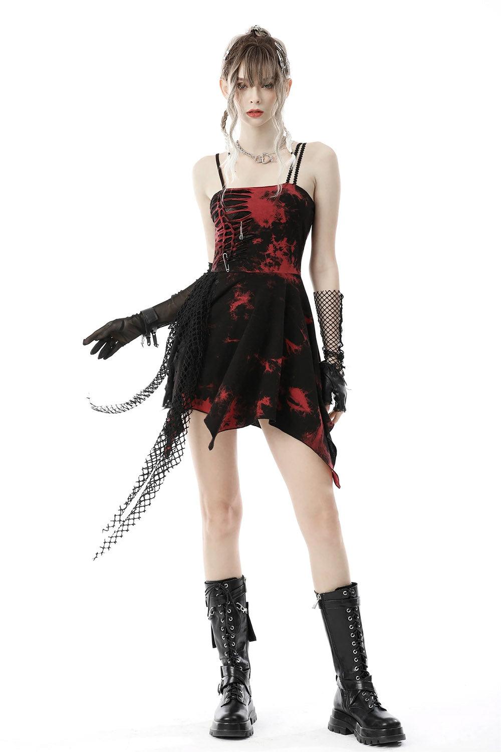 Bloody Boo Tie Dye Dress - dresses - VampireFreaks - Dark In Love