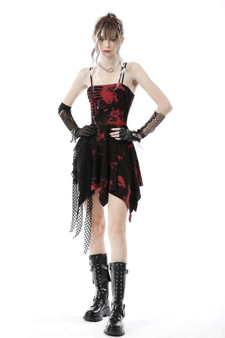 Bloody Boo Tie Dye Dress - dresses - VampireFreaks - Dark In Love