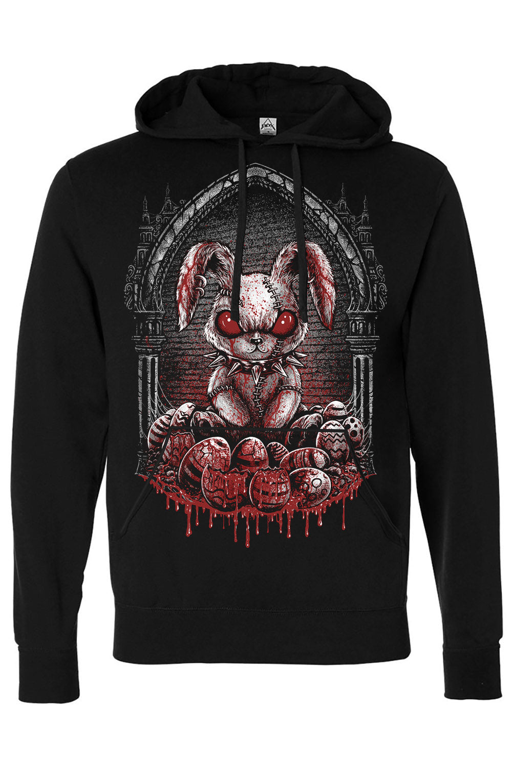 heavy metal bunny rabbit hoodie