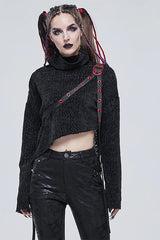 Bloody Valentine Sweater Top - womens tops - VampireFreaks - Devil Fashion