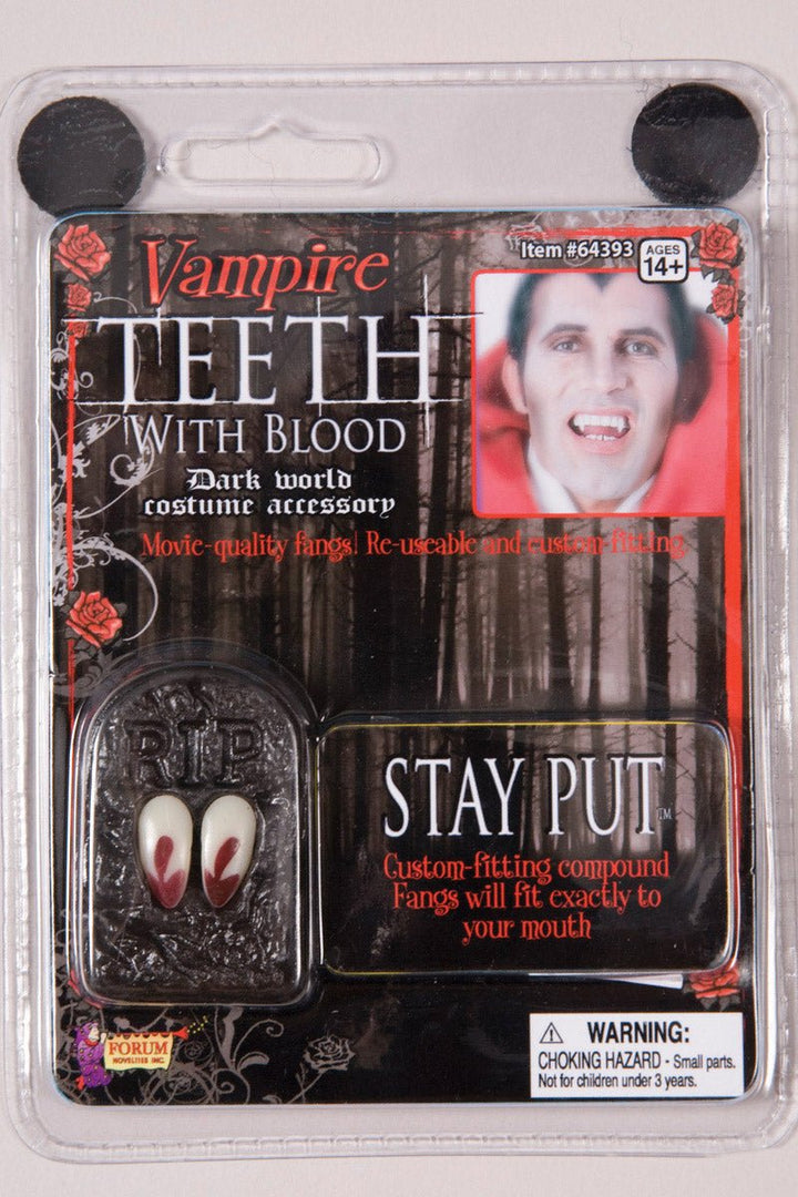 Bloody Vampire Fangs [Custom - fit] - toys - VampireFreaks - Rubies