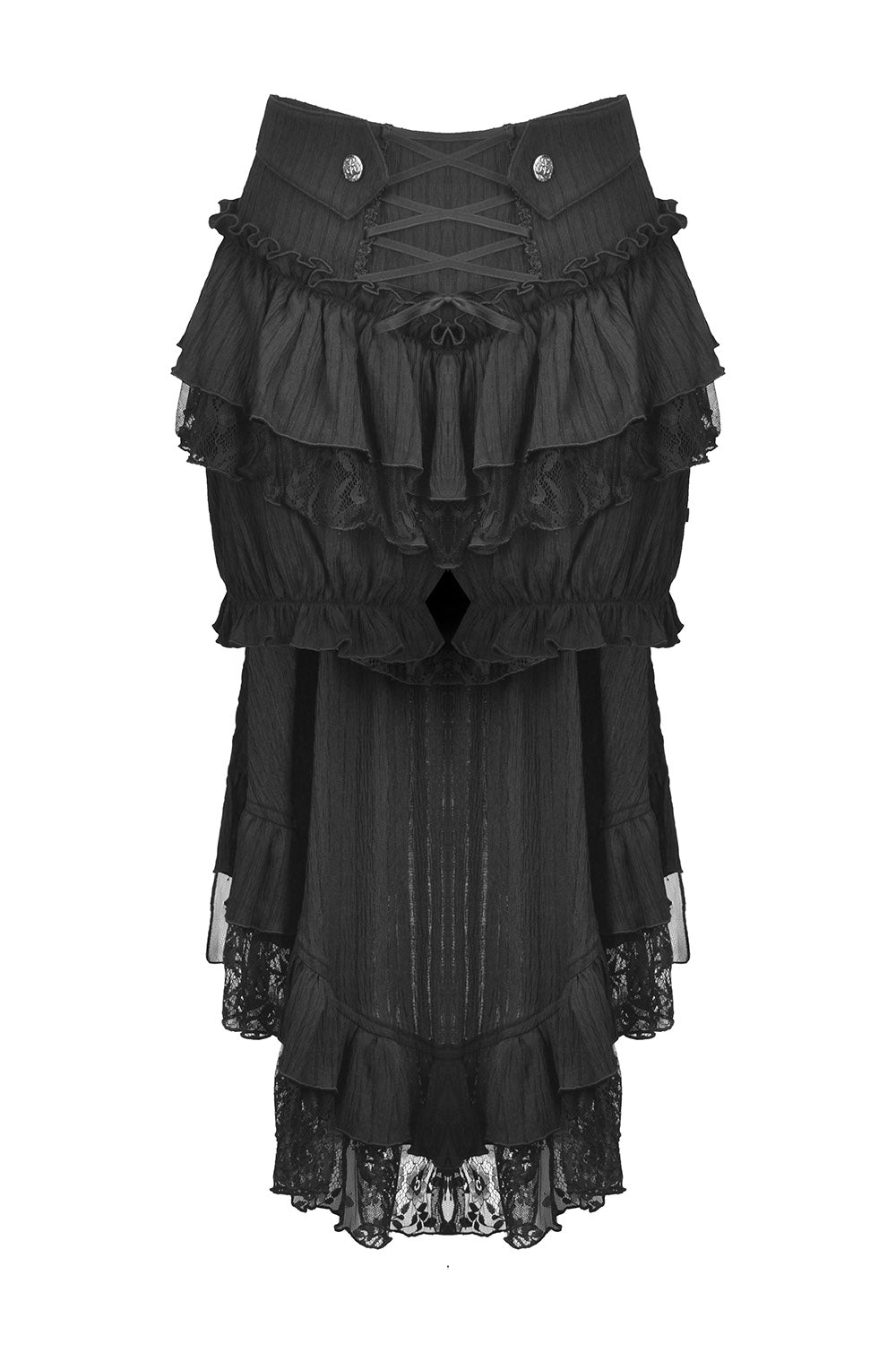 ruffled hem gothic bloomers with attached skirt by dark in love