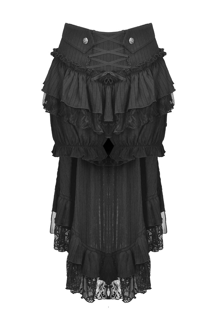 ruffled hem gothic bloomers with attached skirt by dark in love