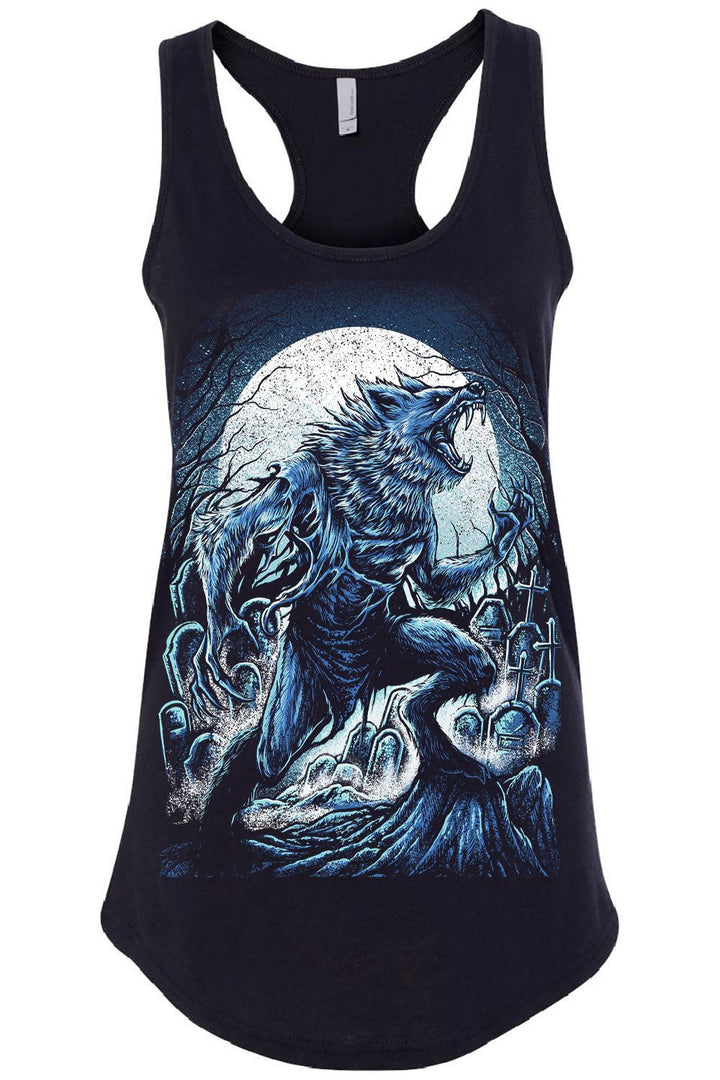 Blue Blood Werewolf T-shirt - graphic t-shirt - VampireFreaks - VampireFreaks