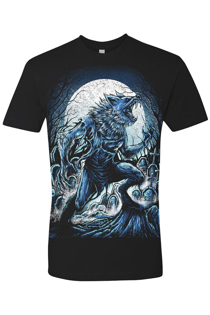 Blue Blood Werewolf T-shirt - graphic t-shirt - VampireFreaks - VampireFreaks