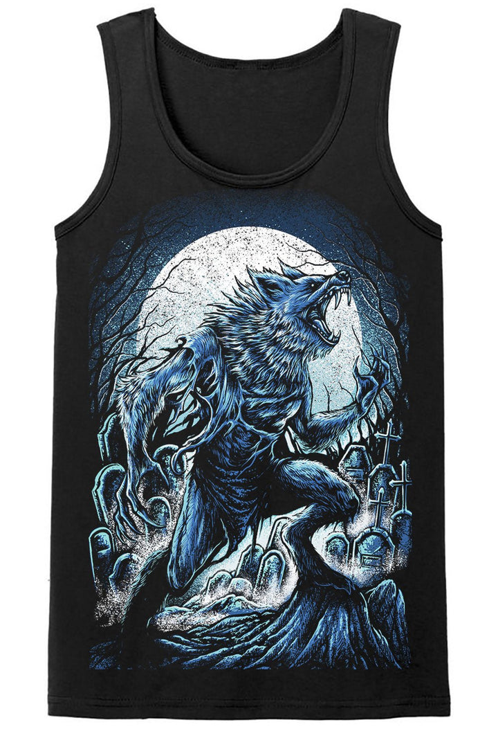 Blue Blood Werewolf T-shirt - graphic t-shirt - VampireFreaks - VampireFreaks