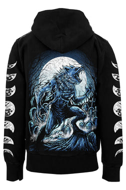 Blue Blood Werewolf Hoodie [Zipper or Pullover]