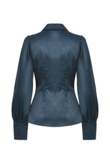 womens gothic button up blouse 