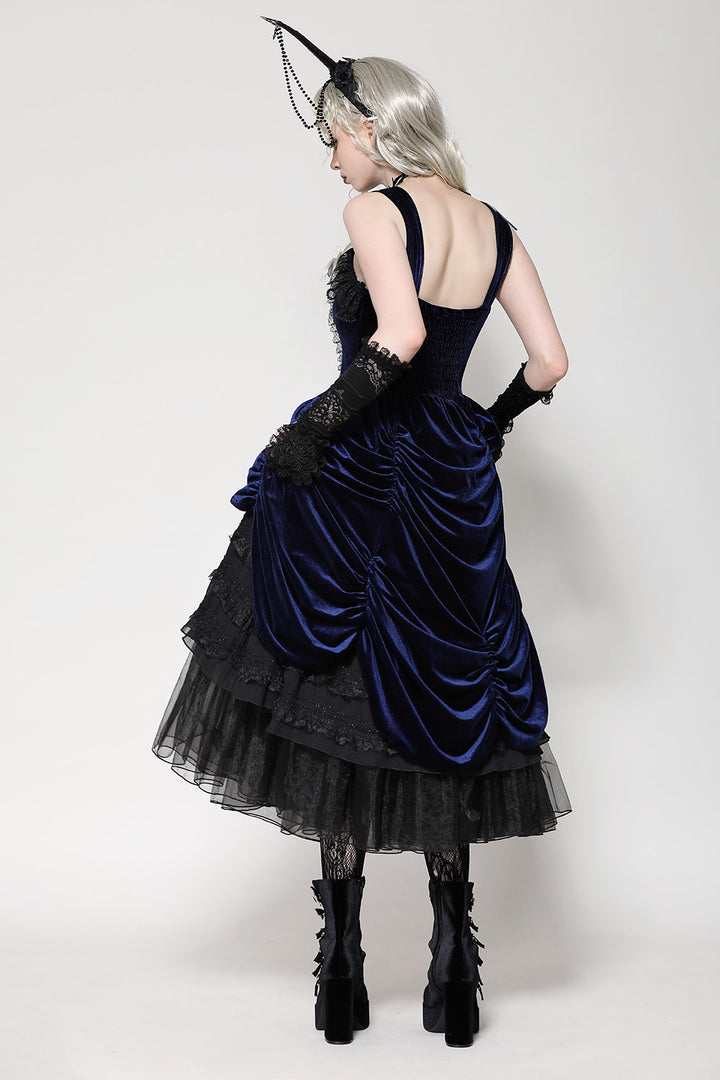tiered gothic gown by dark in love