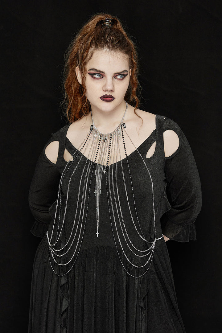 gothic body harness