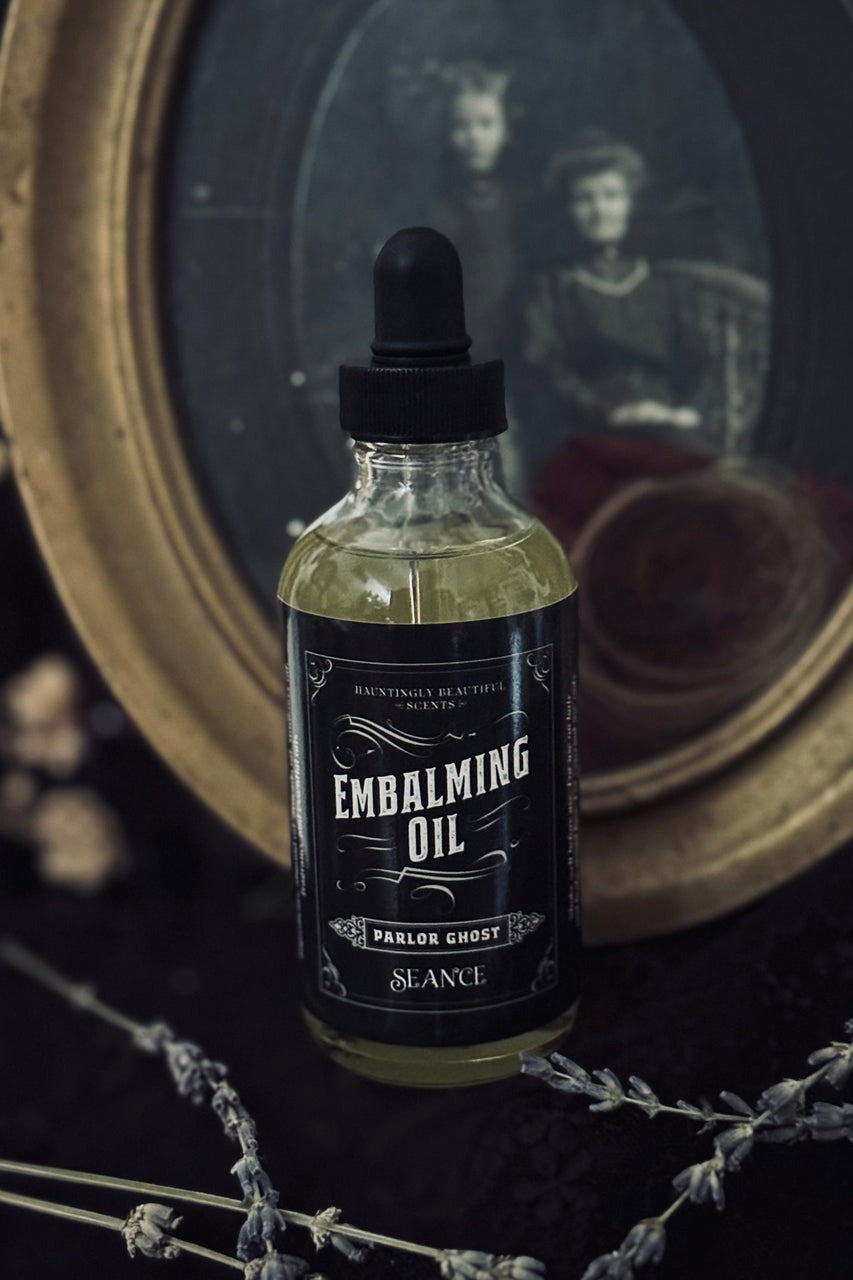 witchy bottle of essential oils perfume