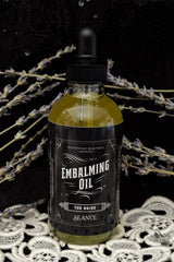 natural witchy hair oil in a glass bottle