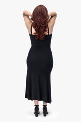 womens bodycon hugging leg slit dress by wicked misfit