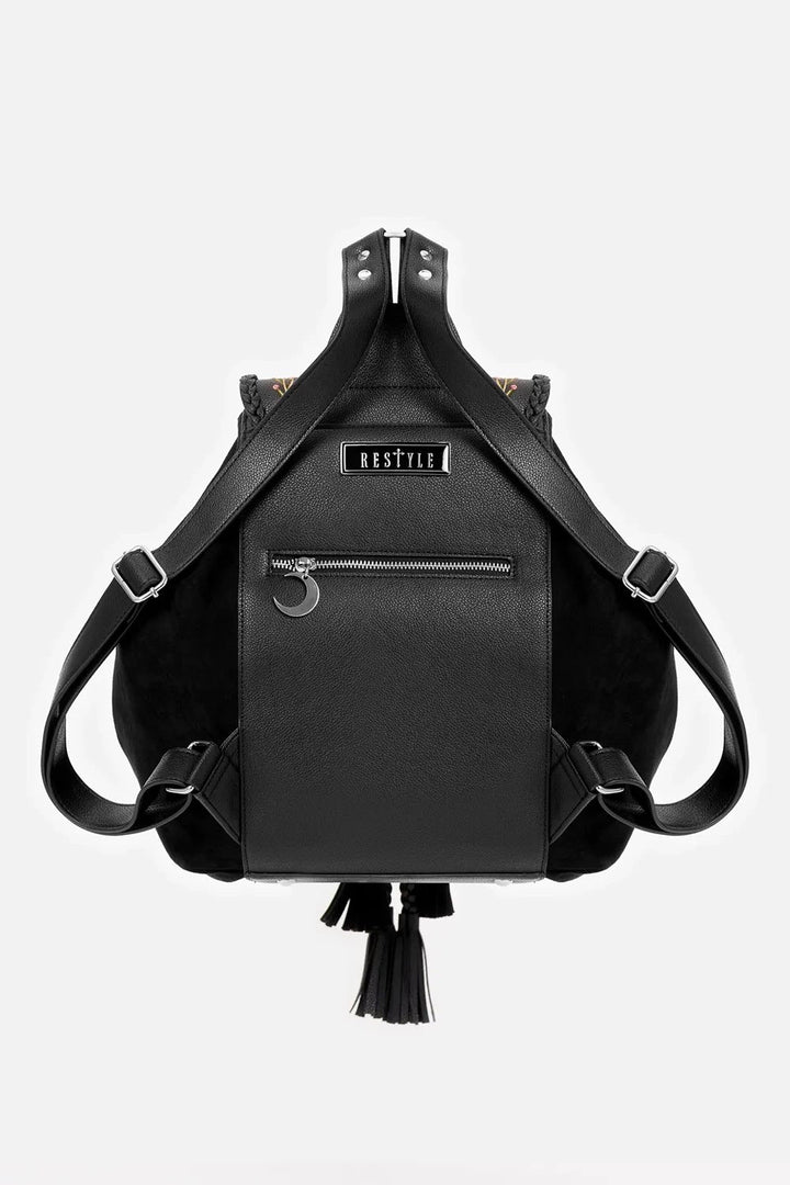 vegan leather hippie whimsygoth backpack 