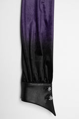 vampire pointed cuff long sleeve shirt