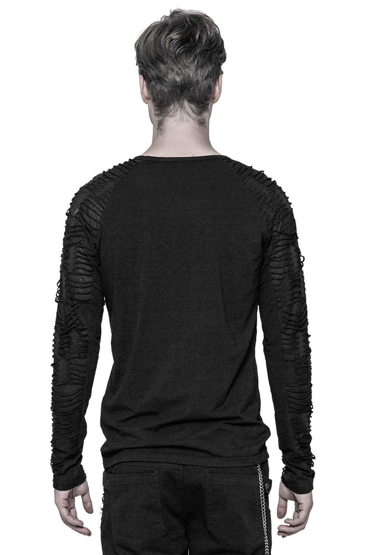 Bondage Slasher Long Sleeve Shirt - mens tops - VampireFreaks - Punk Rave