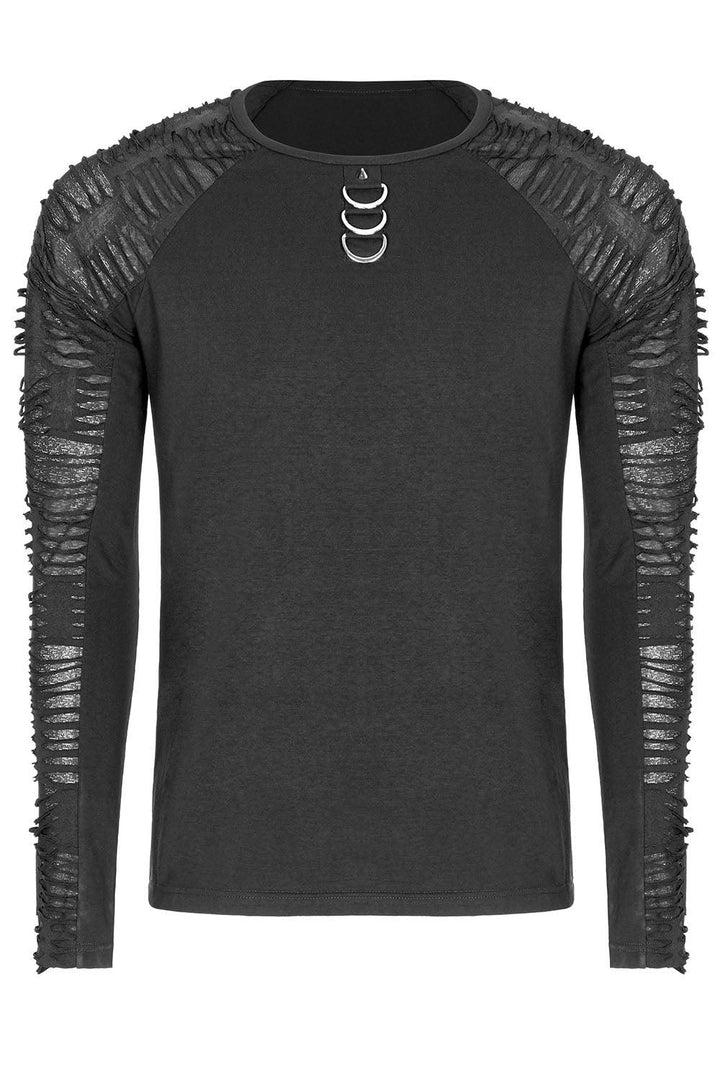 Bondage Slasher Long Sleeve Shirt - mens tops - VampireFreaks - Punk Rave