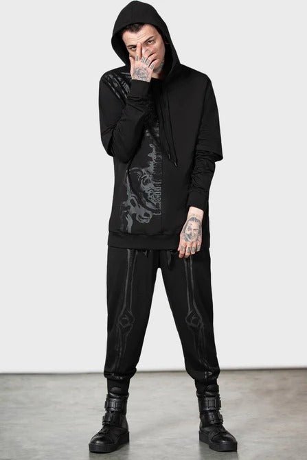 Bone Idle Joggers [UNISEX] - mens pants - VampireFreaks - Killstar