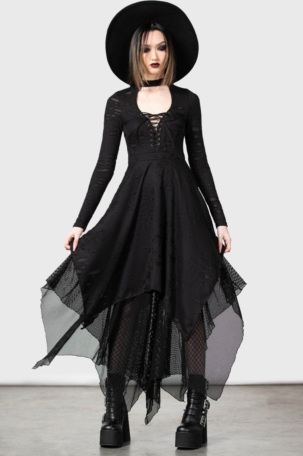 Boneland Arrow Maxi Dress - dresses - VampireFreaks - Killstar