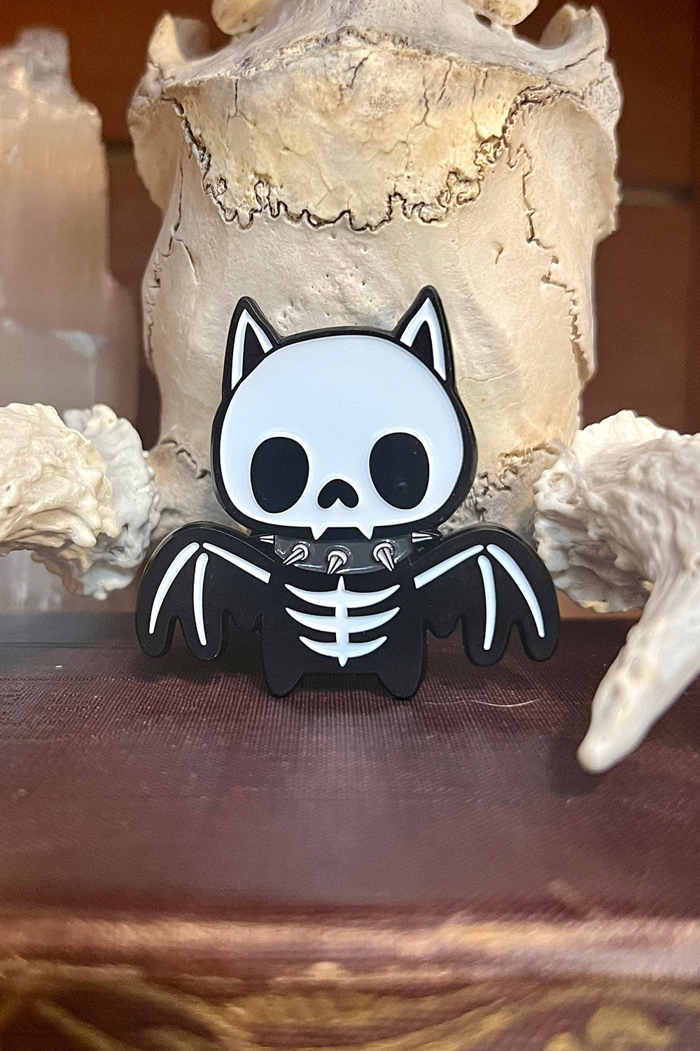 Bony Bat Enamel Pin - pins & patches - VampireFreaks - VampireFreaks