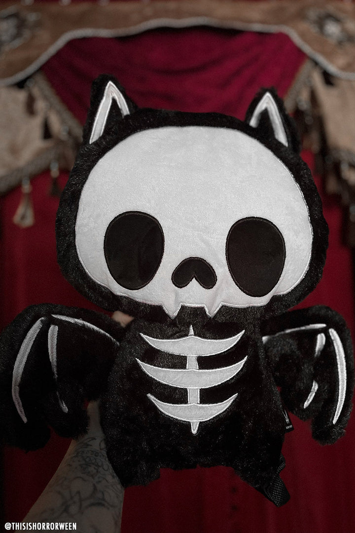 Bony Bat Plush Backpack - bags & wallets - VampireFreaks - VampireFreaks