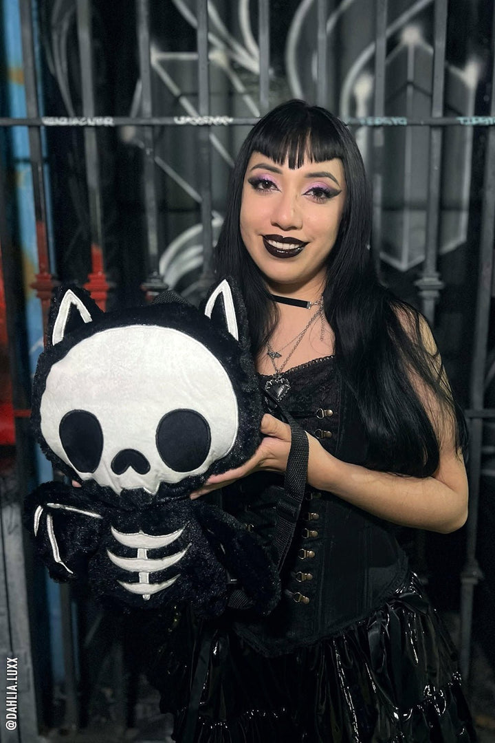 Bony Bat Plush Backpack - bags & wallets - VampireFreaks - VampireFreaks