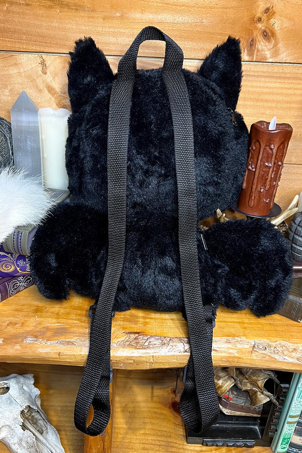 VampireFreaks Bony Bat Plush Backpack