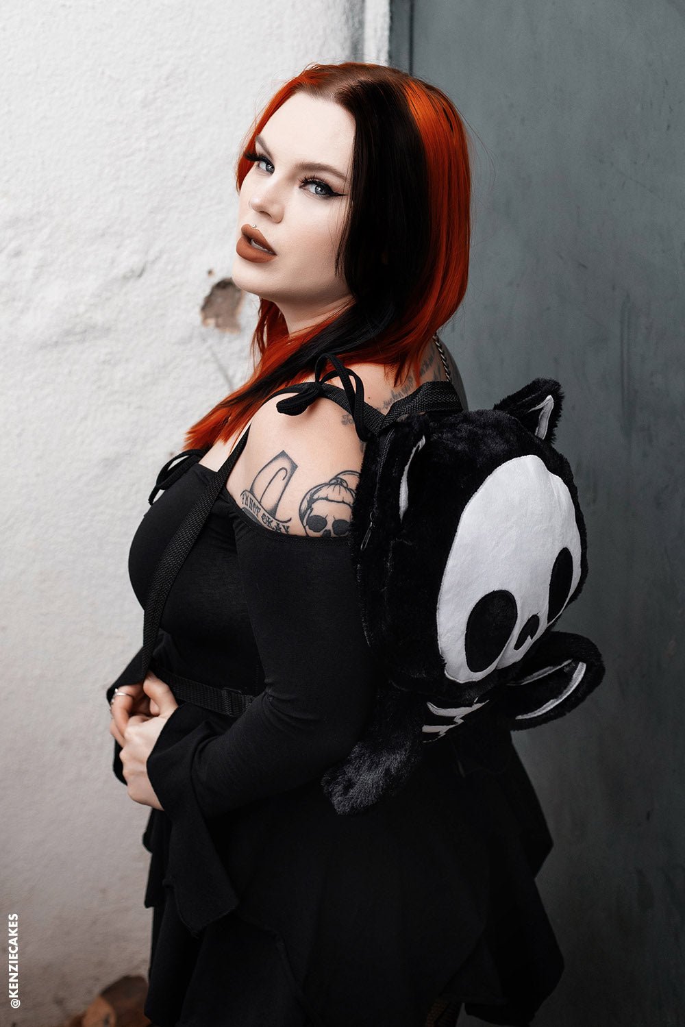 Bony Bat Plush Backpack - bags & wallets - VampireFreaks - VampireFreaks