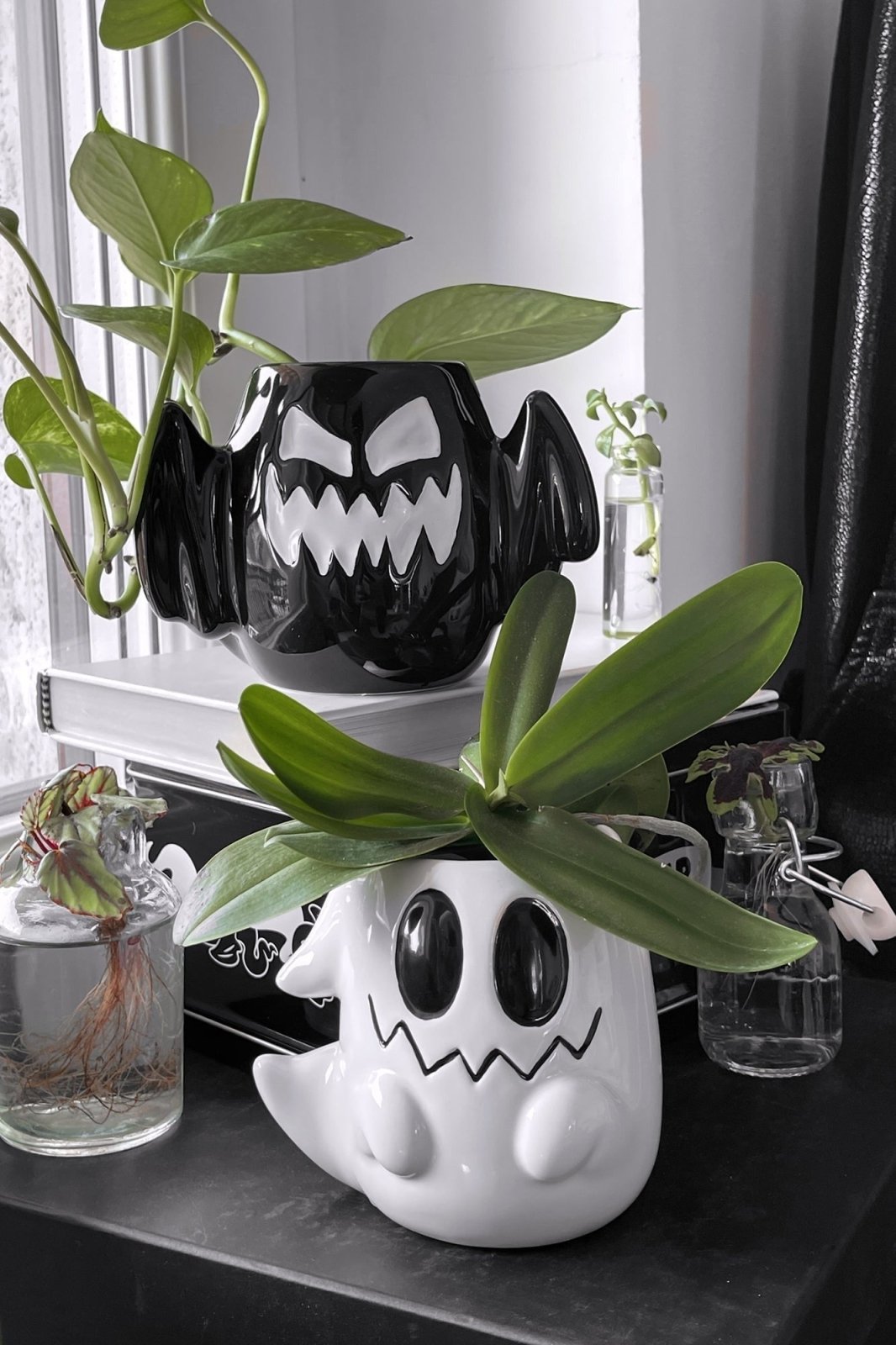 Boo Eek Mini Planter [Set of 2] - housewares - VampireFreaks - Killstar