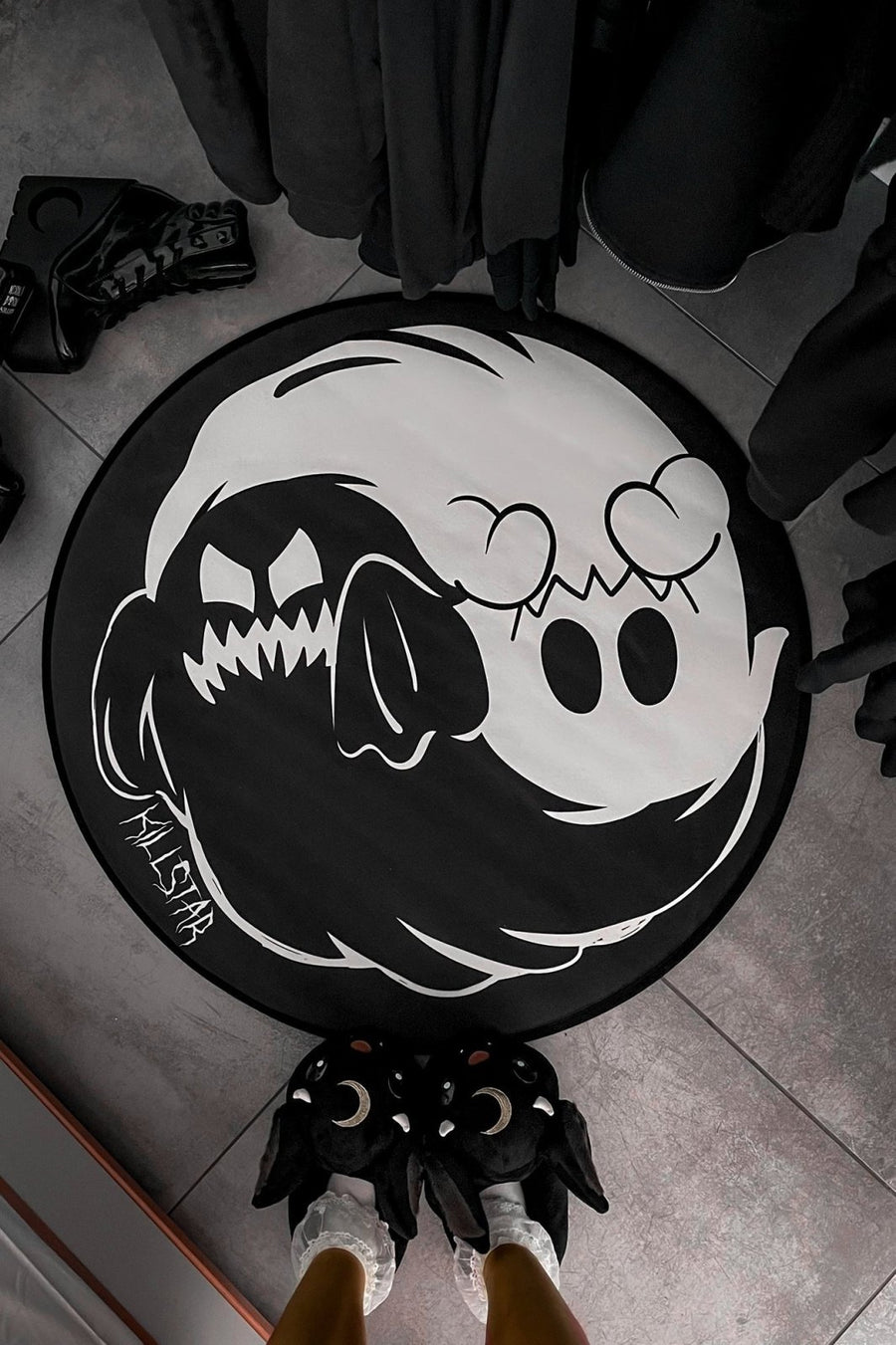 Boo Eek Round Rug - housewares - VampireFreaks - Killstar