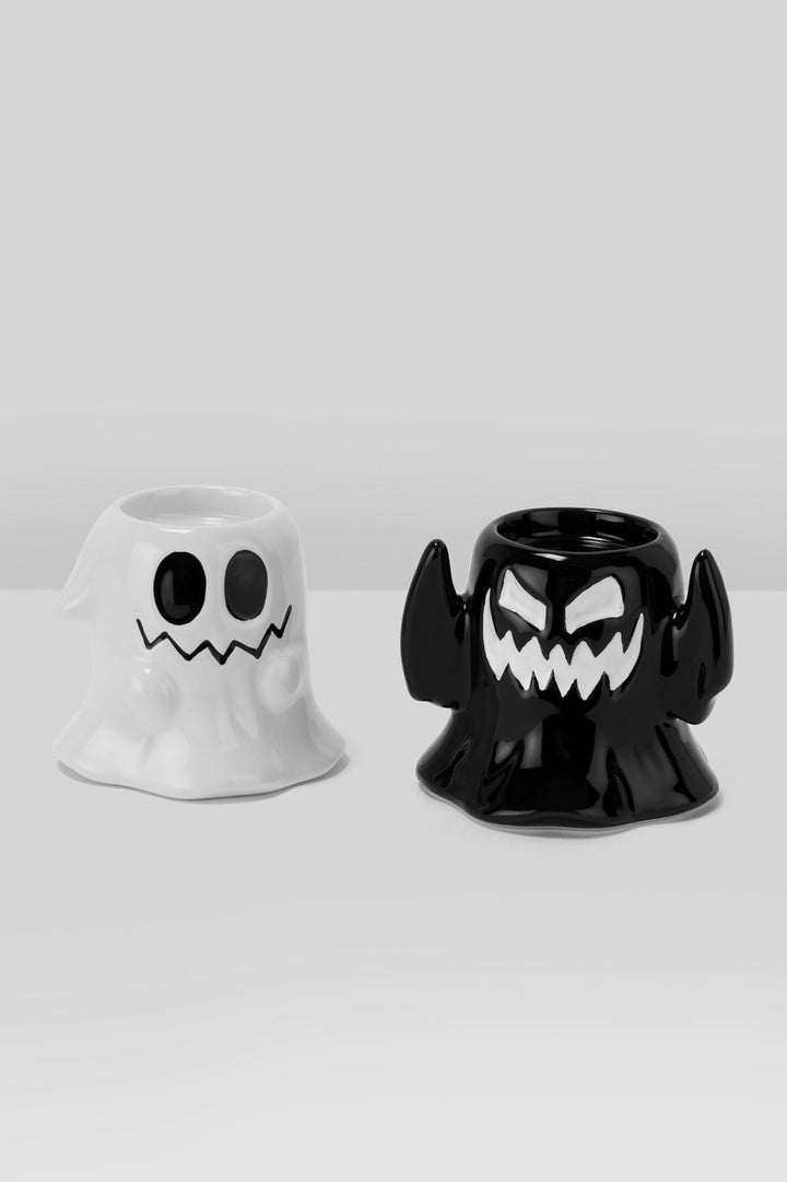 Boo Eek Tealight Holder [Set of 2] - housewares - VampireFreaks - Killstar