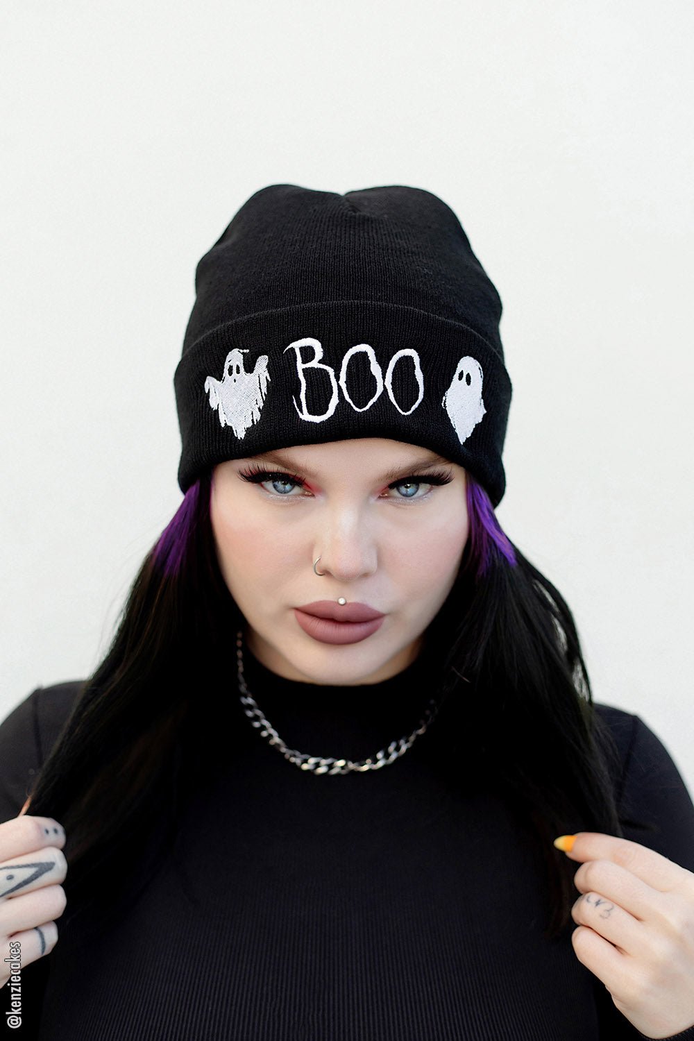 BOO Ghosts Beanie - hats & scarves & headwear - VampireFreaks - VampireFreaks