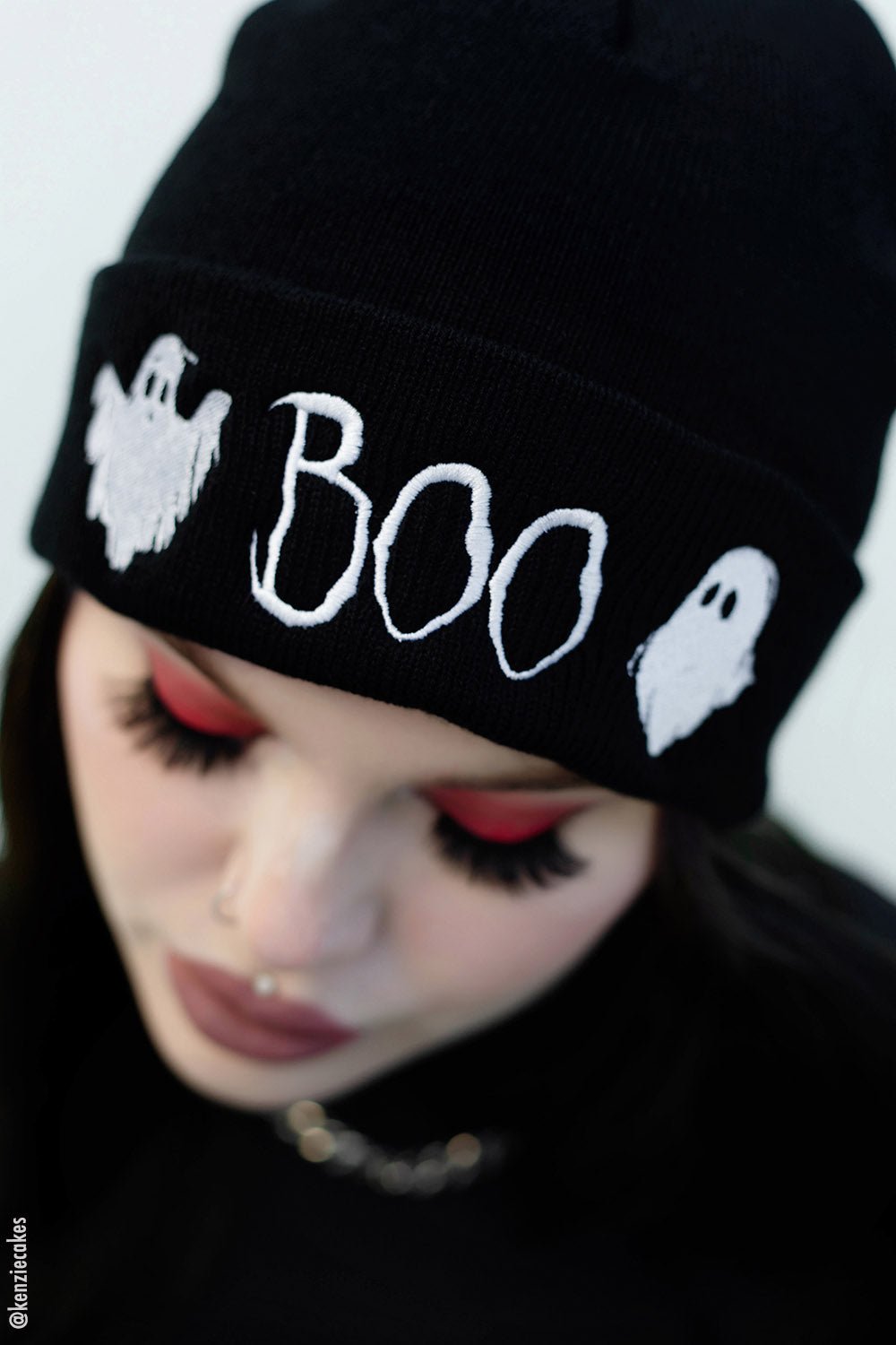 BOO Ghosts Beanie - hats & scarves & headwear - VampireFreaks - VampireFreaks