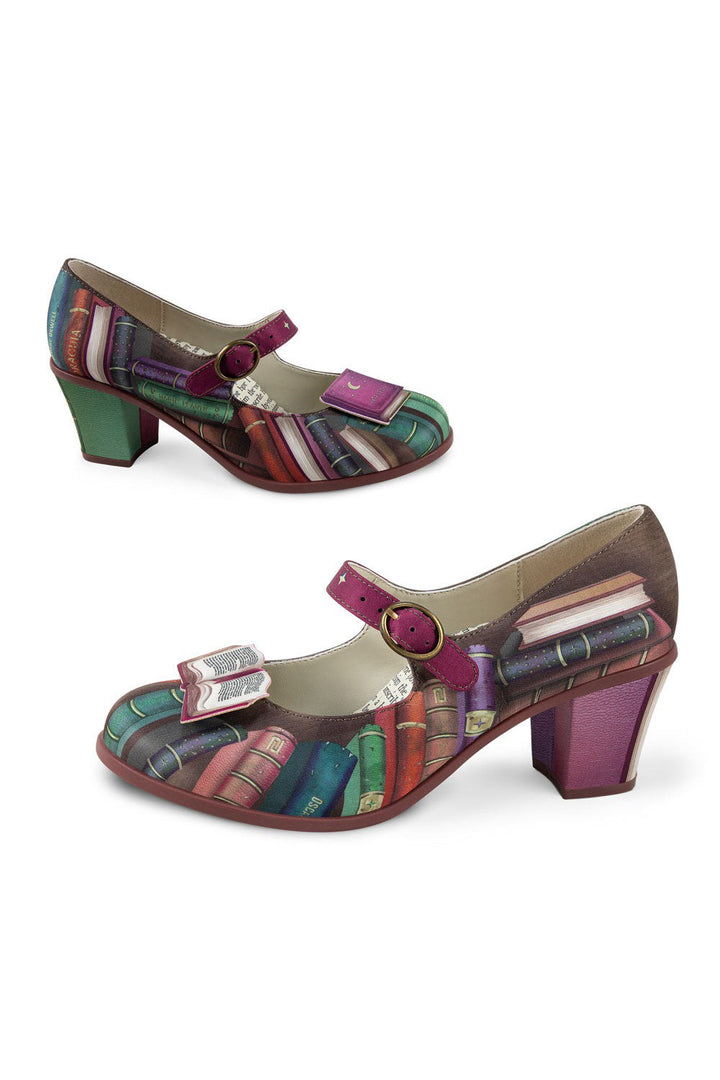 witchy mary jane heel pumps by hot chocolate designs 