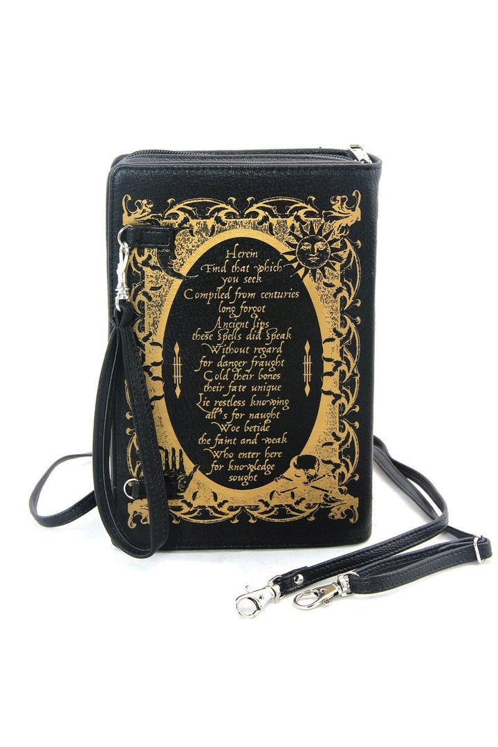 Book Of Spells Clutch Bag - bags & wallets - VampireFreaks - Comeco Inc